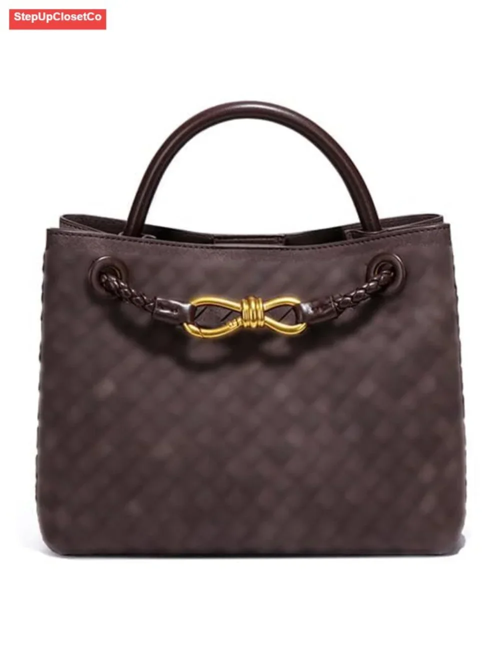 Suede Woven Tote Bag for Women PU Leather Crossbody Shoulder Satchel Handbag